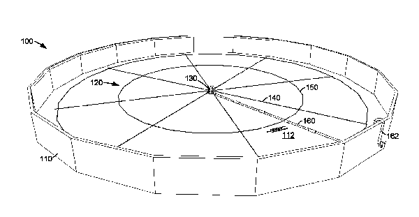 US 9,909,811 drawing - Pool/Tank Hub Exchanger